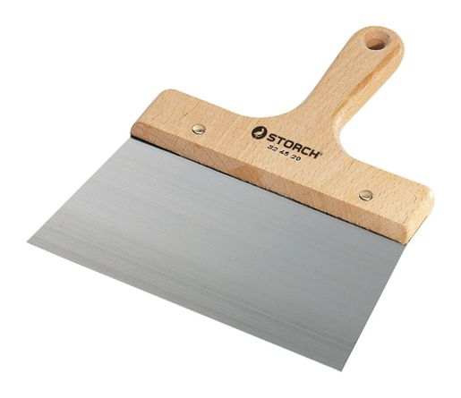 Storch Stahl-Trapez-Flächenspachtel 160 mm Flexibel mit Holzgriff 324516